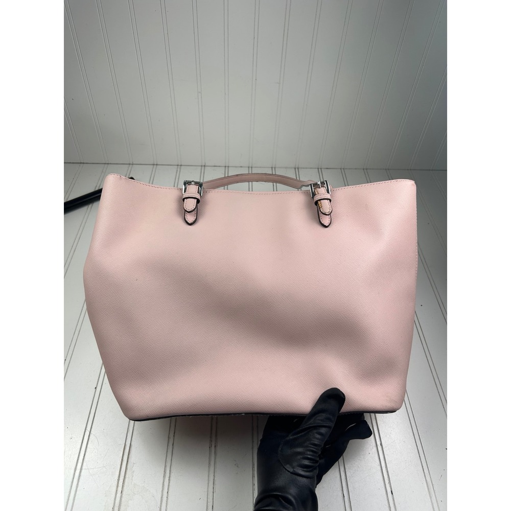 Michael Kors Vintage Pink Jet Set Saffiano Leather Multifunction Shoulder Bag - Picture 11 of 14